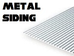 Evergreen Scale Models Metal Siding Sheet